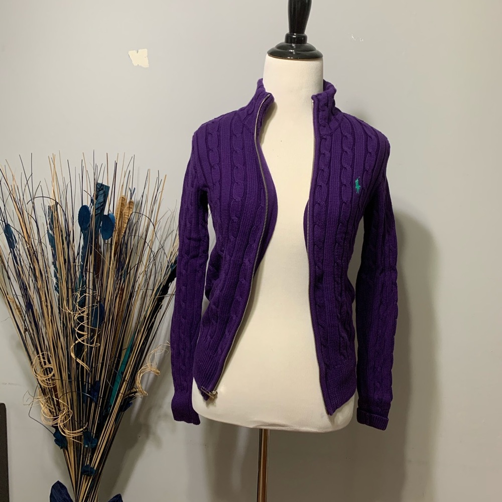 Purple sweater